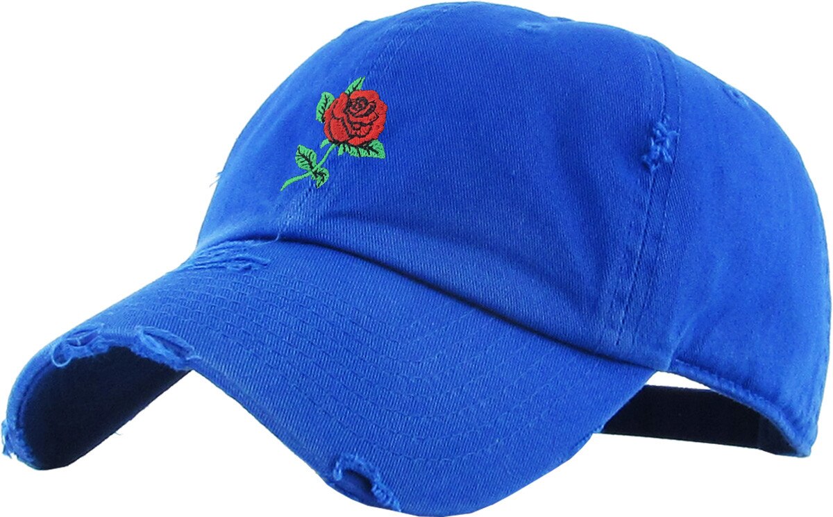 ROSE EMBROIDERY VINTAGE DAD HAT