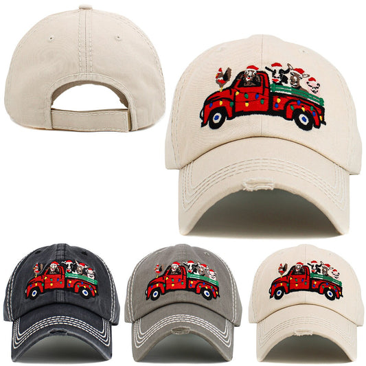 HOLIDAY ANIMAL FARM TRUCK VINTAGE BALLCAP