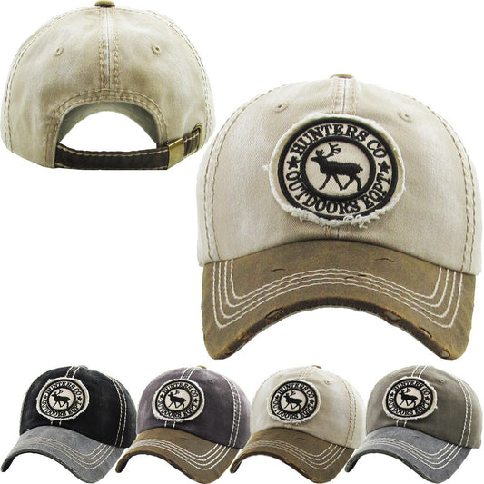 HUNTERS BALLCAP ONE SIZE ADJUSTABLE