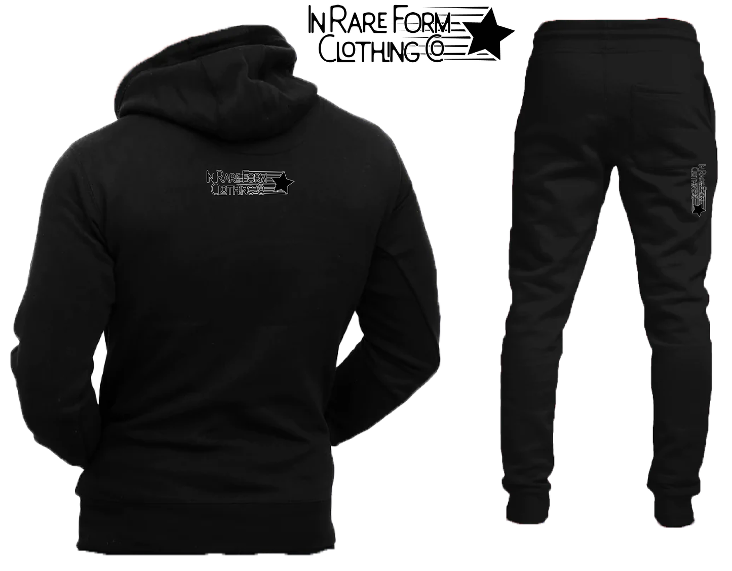 Black Basketball Player Sweat Suit