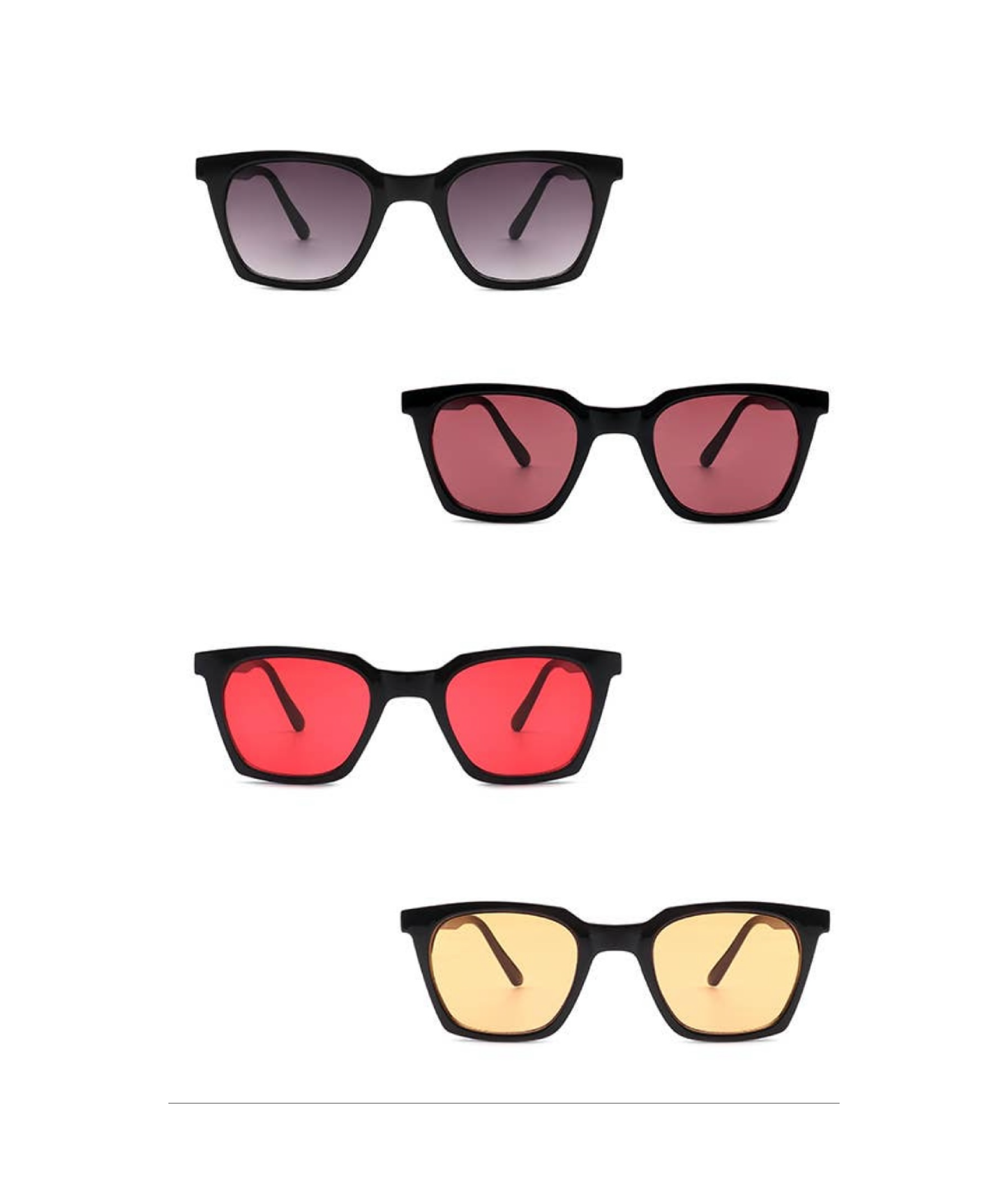 Classic Square Vintage Fashion Retro Sunglasses