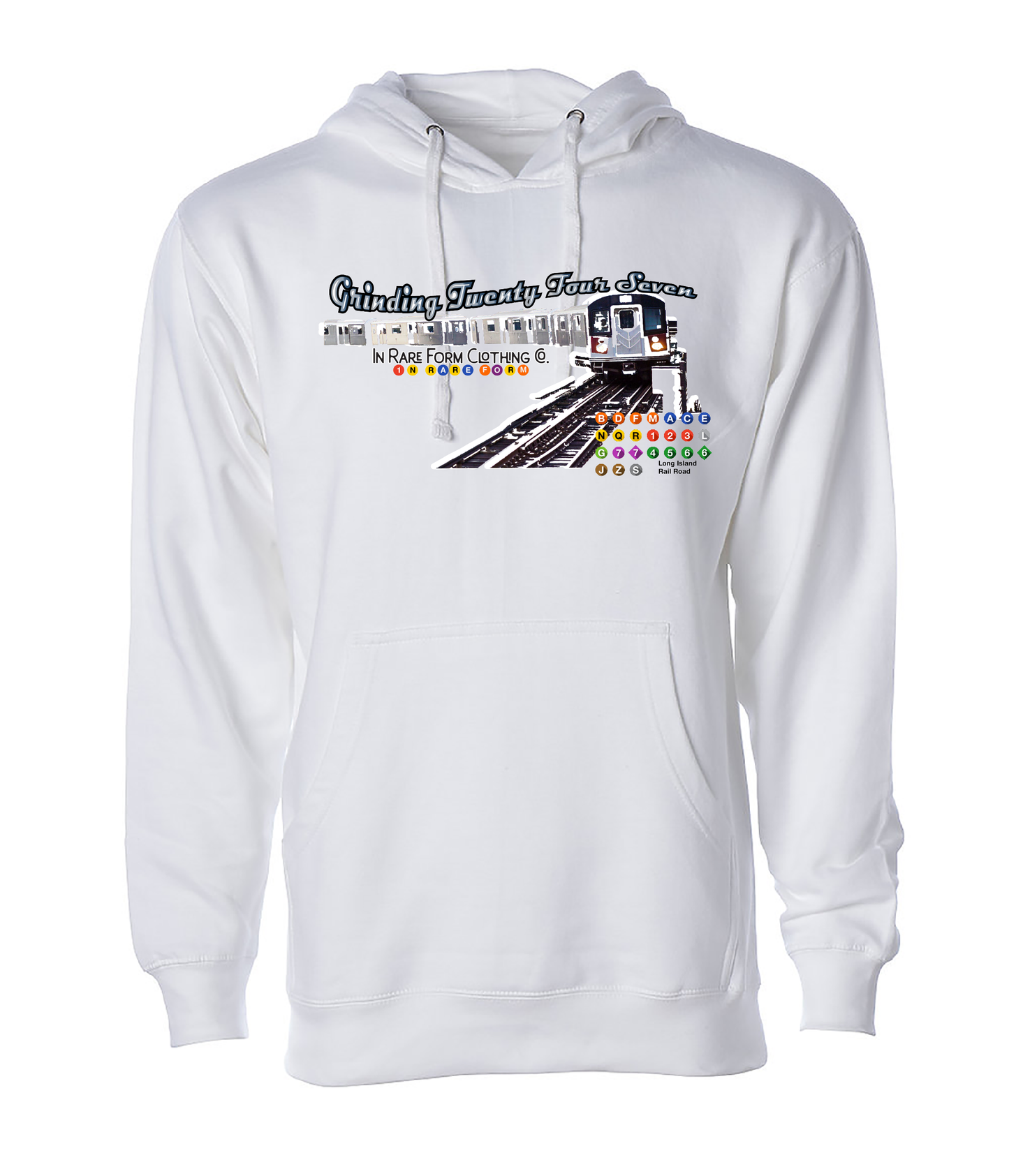 White NYC Subway Sweatshirt