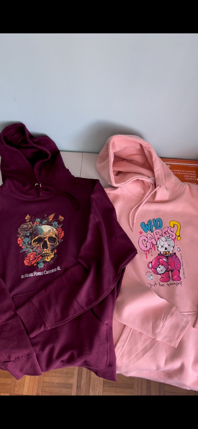 Skull and Flowers Hoodie