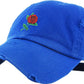 ROSE EMBROIDERY VINTAGE DAD HAT