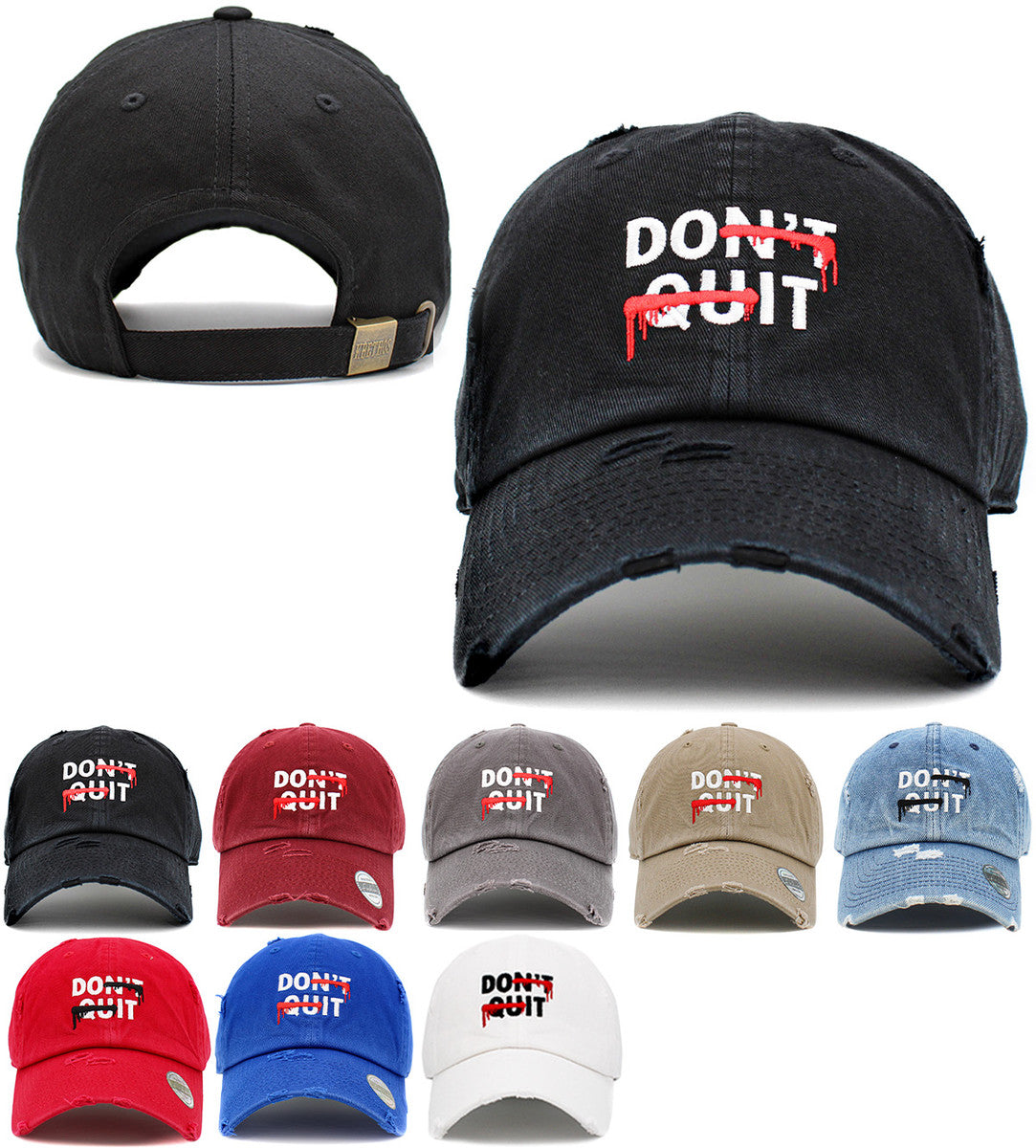 Dont Quit Vintage Dad Hat